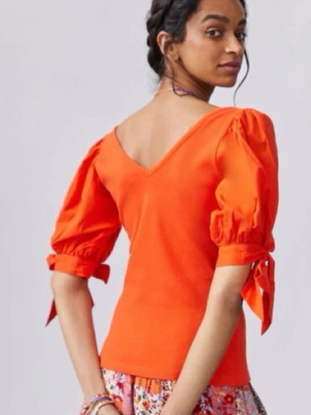 Anthropologie Maeve Puff Sleeve Top